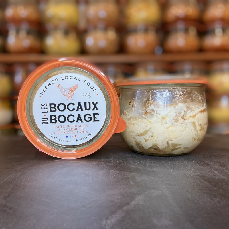 Sauté de volaille à la crème