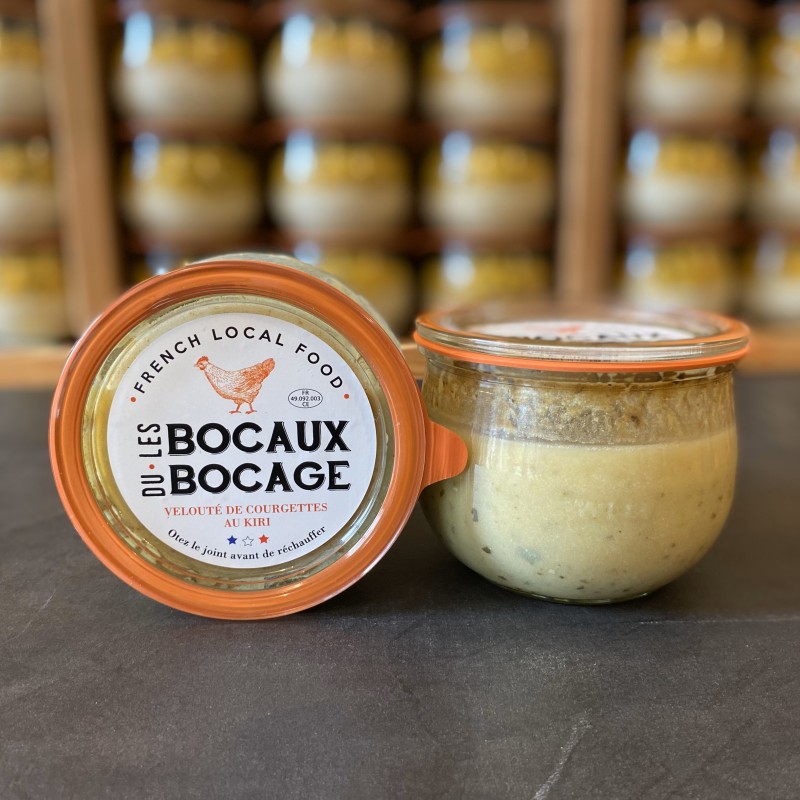 Velouté de courgettes au Kiri